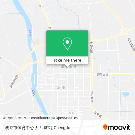 成都市体育中心-乒乓球馆 map