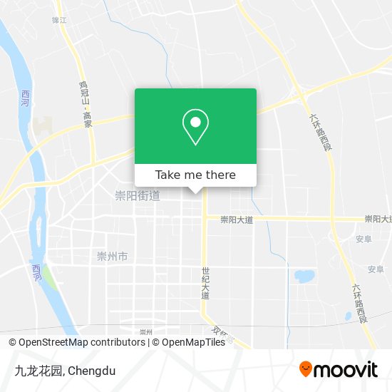 九龙花园 map