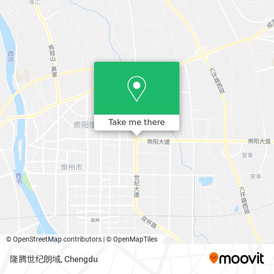 隆腾世纪朗域 map