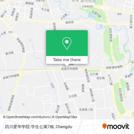 四川爱华学院-学生公寓7栋 map