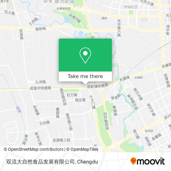 双流大自然食品发展有限公司 map