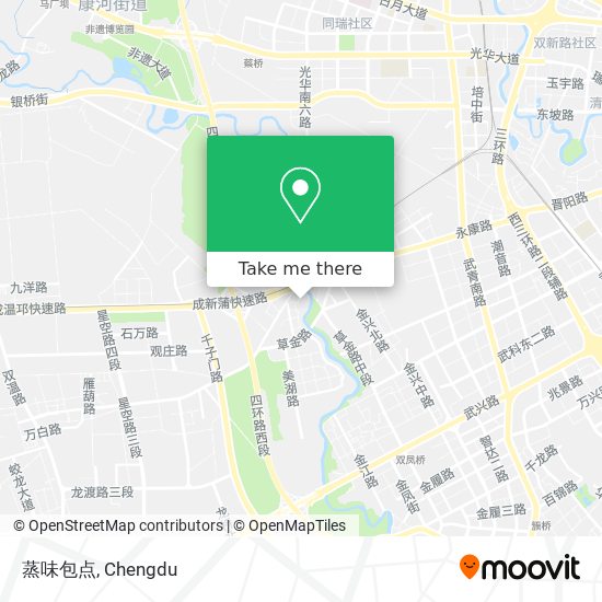 蒸味包点 map