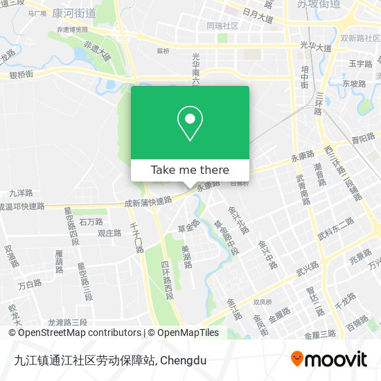 九江镇通江社区劳动保障站 map