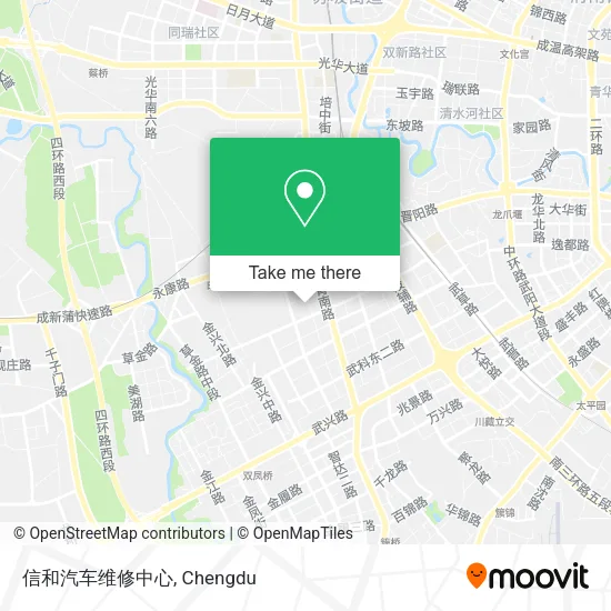 信和汽车维修中心 map