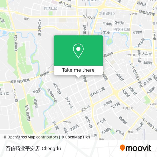 百信药业平安店 map