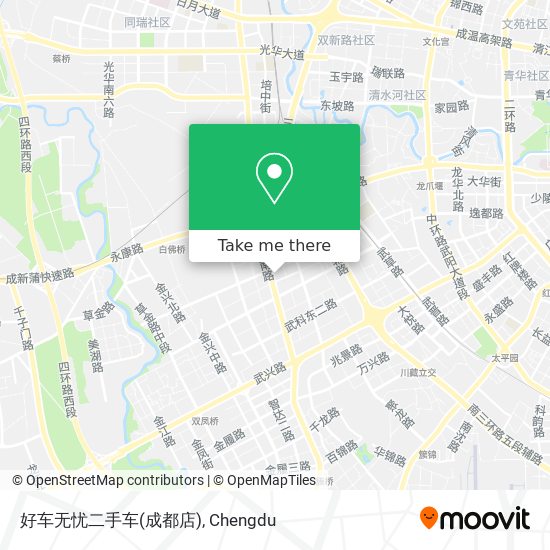 好车无忧二手车(成都店) map