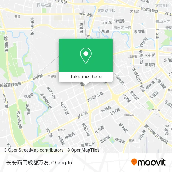 长安商用成都万友 map