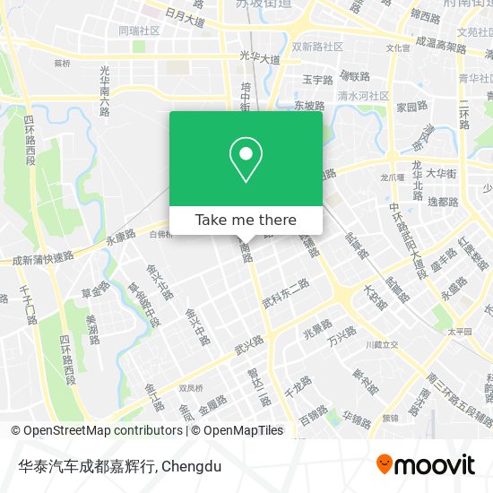 华泰汽车成都嘉辉行 map