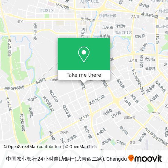 中国农业银行24小时自助银行(武青西二路) map