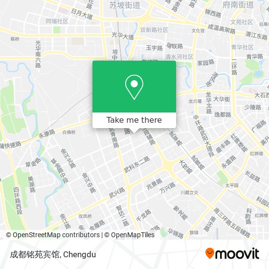 成都铭苑宾馆 map