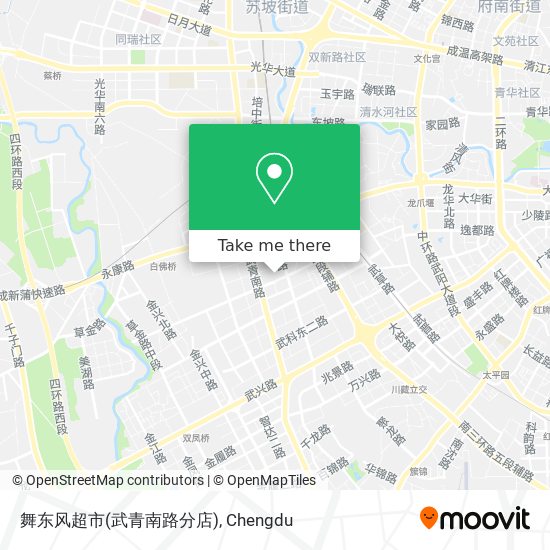 舞东风超市(武青南路分店) map