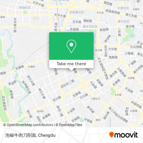 泡椒牛肉刀削面 map