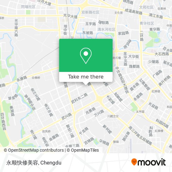 永顺快修美容 map