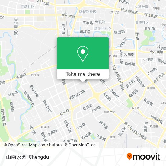 山南家园 map
