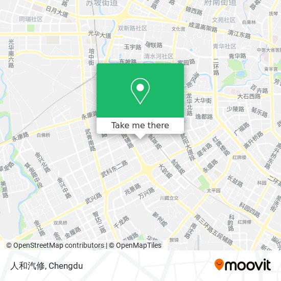 人和汽修 map