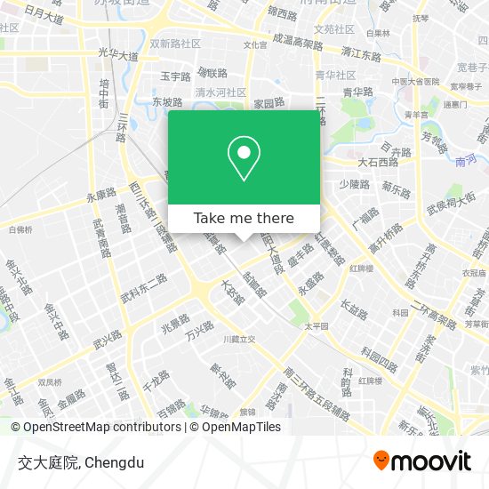 交大庭院 map