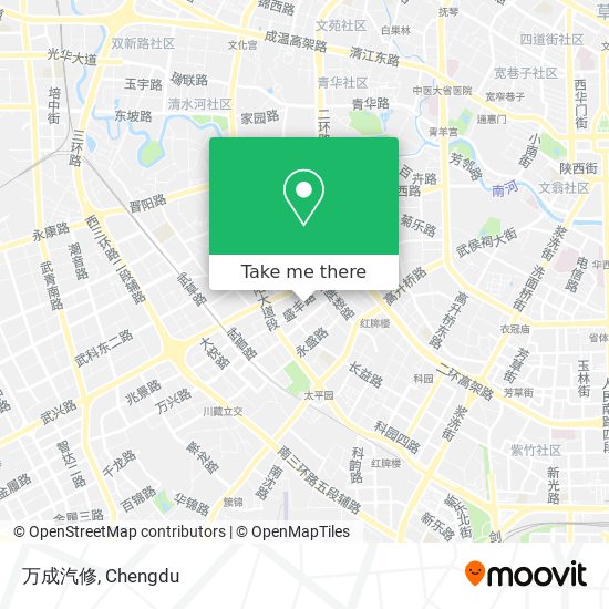 万成汽修 map