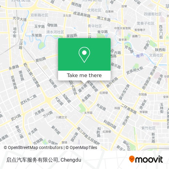 启点汽车服务有限公司 map