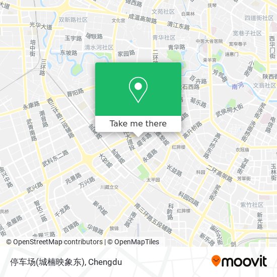 停车场(城楠映象东) map