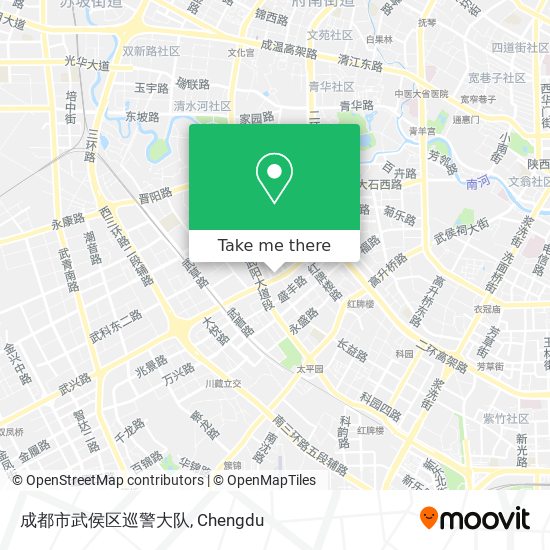 成都市武侯区巡警大队 map