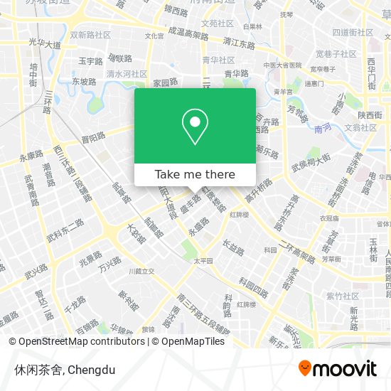 休闲茶舍 map