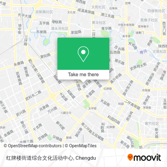 红牌楼街道综合文化活动中心 map