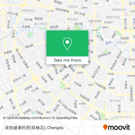喜悦健康药房(双楠店) map