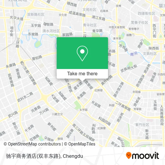 驰宇商务酒店(双丰东路) map