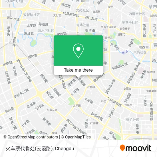 火车票代售处(云霞路) map