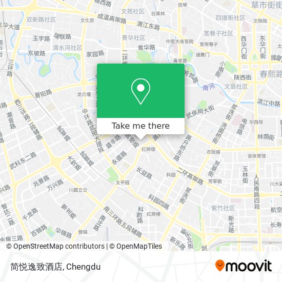 简悦逸致酒店 map