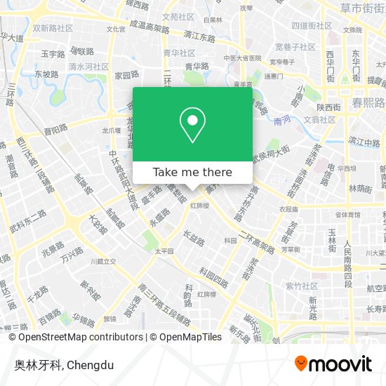 奥林牙科 map