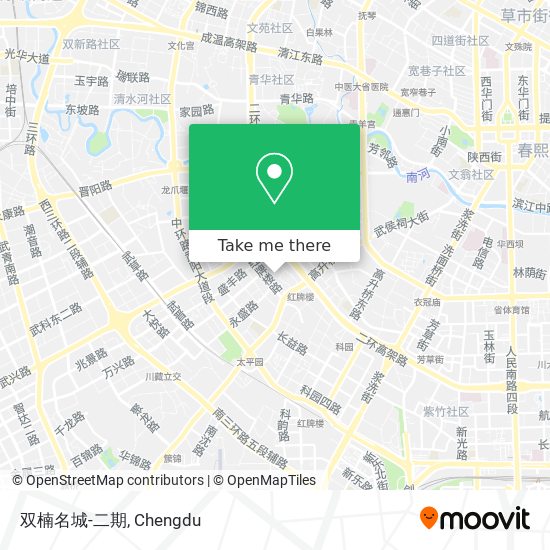 双楠名城-二期 map