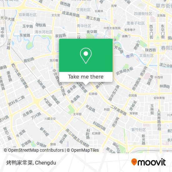 烤鸭家常菜 map