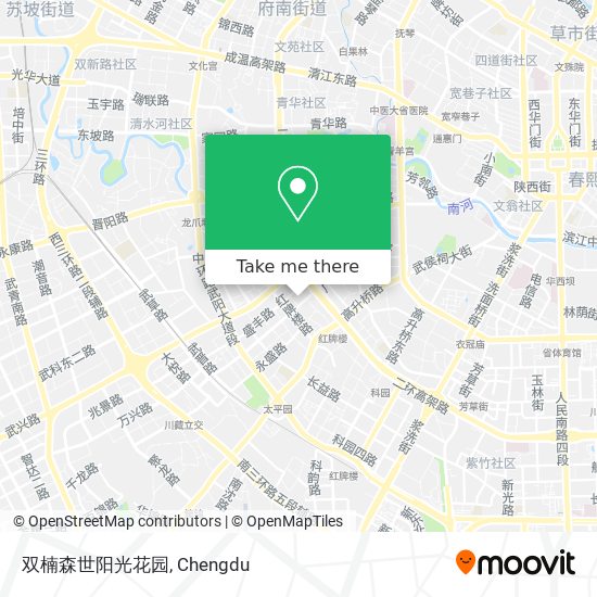 双楠森世阳光花园 map