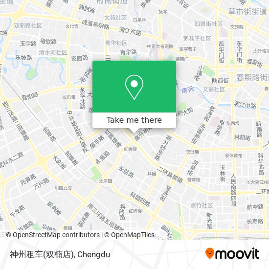 神州租车(双楠店) map