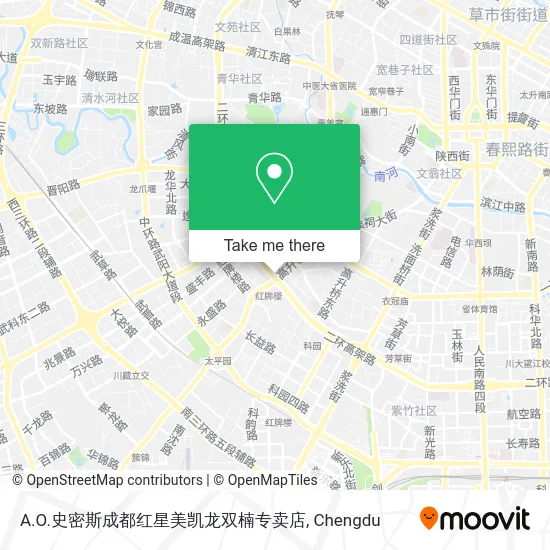A.O.史密斯成都红星美凯龙双楠专卖店 map