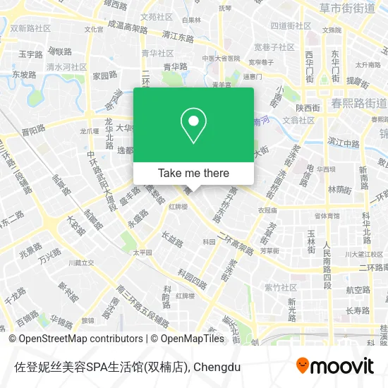 佐登妮丝美容SPA生活馆(双楠店) map