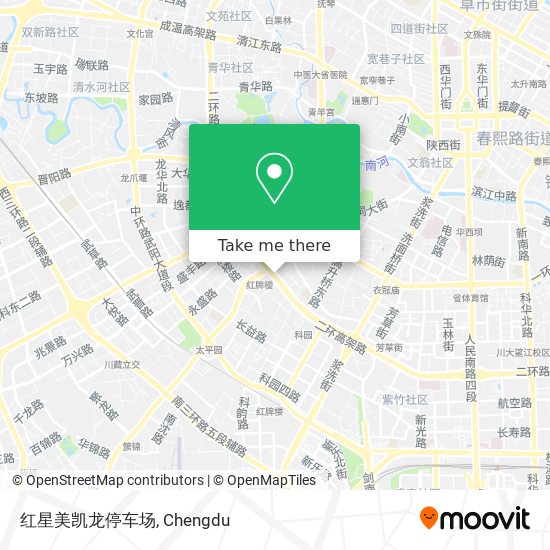 红星美凯龙停车场 map