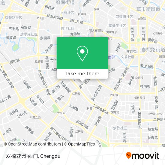 双楠花园-西门 map