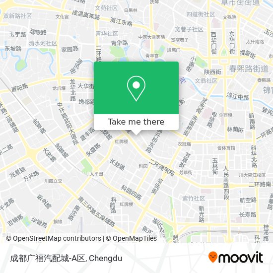 成都广福汽配城-A区 map