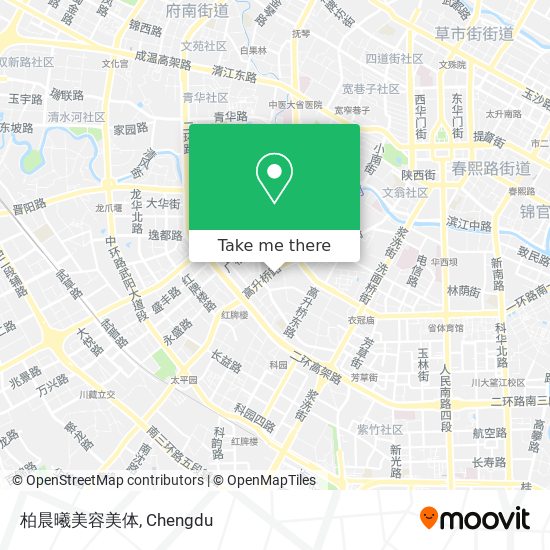 柏晨曦美容美体 map