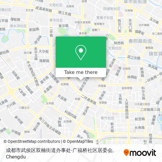 成都市武侯区双楠街道办事处-广福桥社区居委会 map