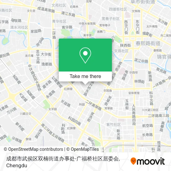 成都市武侯区双楠街道办事处-广福桥社区居委会 map