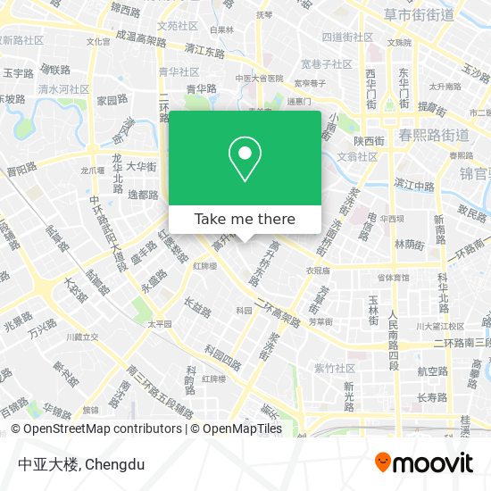 中亚大楼 map
