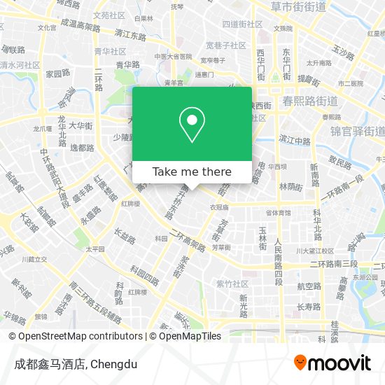 成都鑫马酒店 map