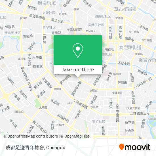 成都足迹青年旅舍 map