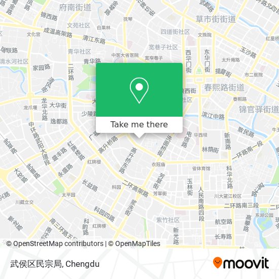 武侯区民宗局 map