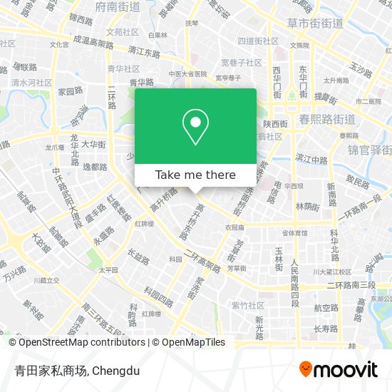 青田家私商场 map