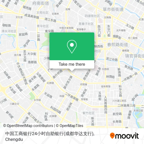 中国工商银行24小时自助银行(成都华达支行) map
