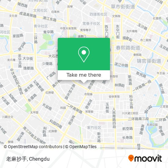 老麻抄手 map